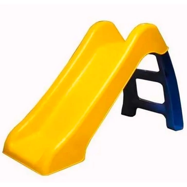 Горка пластик 70 см желто-синяя Пл-С115