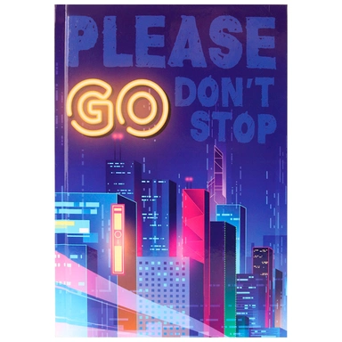 Ежедневник 96 л с трафаретом Город 150х204 Е96-8155