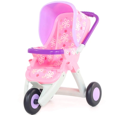 Коляска для куклы №2 прогулочная трехколесная от 3 лет