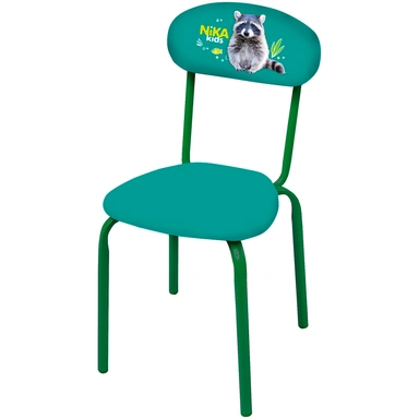 Стульчик СТУ6/7 с енотом изумрудный /Ника/