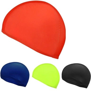 Шапочка для плавания 141V-312 текстиль синяя