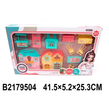 Дом 015-11 с набором мебели в кор.