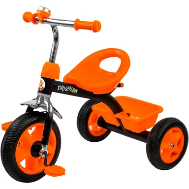 Трехколесный велосипед оранжевый, колеса EVA от 3 до 5 лет.