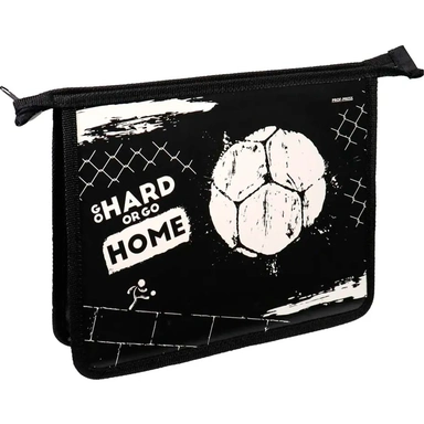 Папка для тетрадей на молнии А5 ЧЁРНО-БЕЛЫЙ СПОРТ ПТ-2225