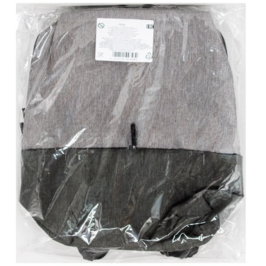 Рюкзак молодежный 35х24х12см серый 141V-480