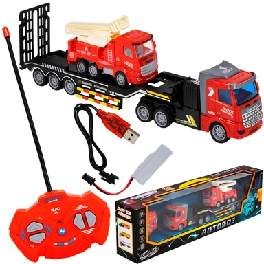 Автовоз на р/у Young Racer MK200-14 с пожарной машиной в кор.