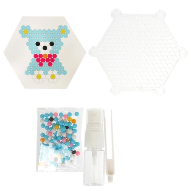 Набор ДТ Аквамозаика 100 бусин Медведь МУЛЬТИ АРТ AB-100BEAR