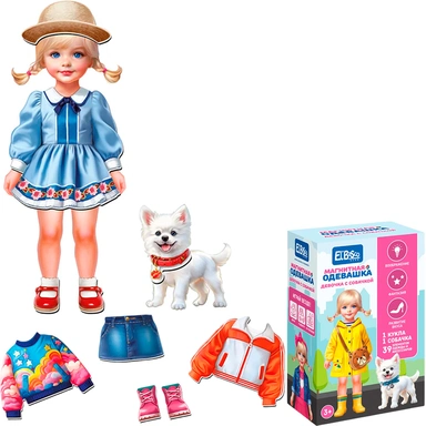 Игра Магнитная Девочка с собачкой ET05-019