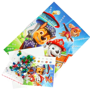 Набор для творчества Аппликация из пайеток 17*23 см Щенячий Патруль МУЛЬТИ АРТ SEQPACK-112278