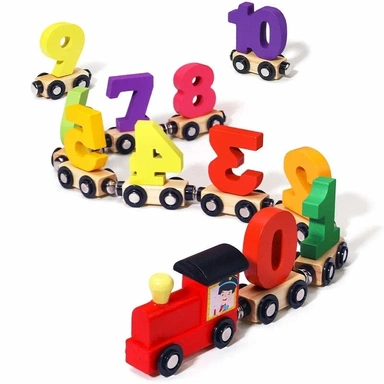 Деревянная игра Паровозик с цифрами 141V-728