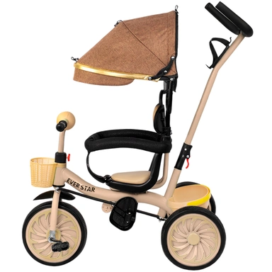 Детский велосипед с ручкой и козырьком , колеса ЭВА от 3 лет