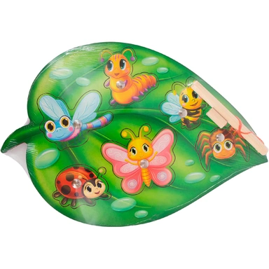 Деревянная магнитная рыбалка Листик ОА-00000544 /Арбо/