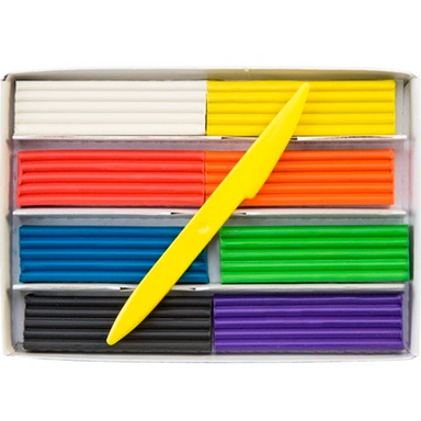 Пластилин 8цв Классика 160 гр. 12С867-08 /ЛУЧ/