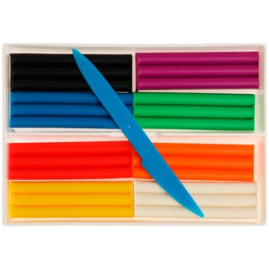 Пластилин 8цв Кроха 25С 1551-08 /ЛУЧ/