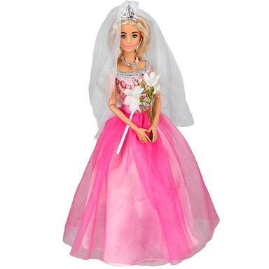 Кукла Карапуз 66001W-1-S-BB 29 см София руки и ноги сгиб, невеста, акс 66001W-5-S-BB