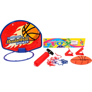 Баскетбол TY210-1 кольцо, сетка, насос, мяч в пак.