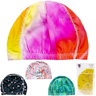 Шапочка для плавания 141Р-240 текстиль цвет в асс.