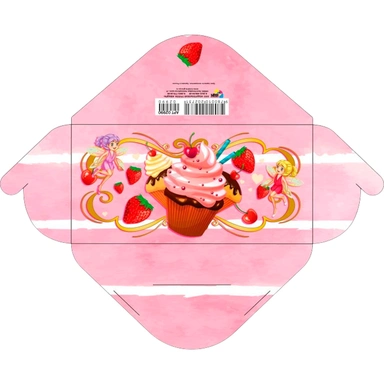 Конверт для денег стандарт без надписи 4008 /Квадра/