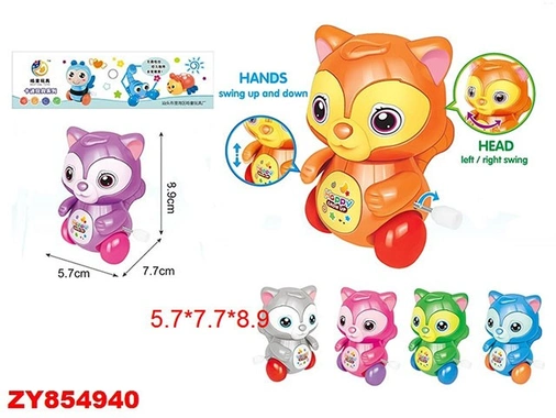 Игрушка заводная 6631 Кошечка, в пак.