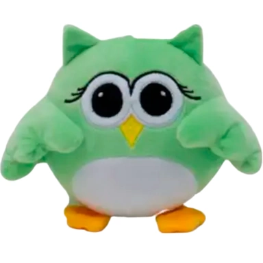 Сова 15см ментоловая 020/15/145