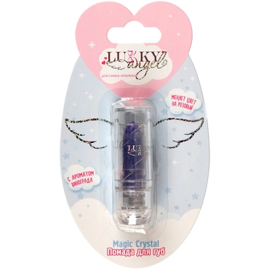 Помада блестящая меняющая цвет на розовый,с ароматом винограда, 3,4 гр Т25828