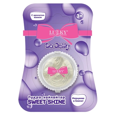 Пудра-Хайлайтер cияющий для лица и тела,с ароматом ванили,5 г, Т27260