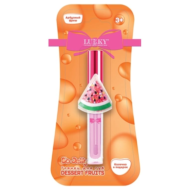 Глянец для губ арбузный,3 мл,колечко Т27249 Lukky