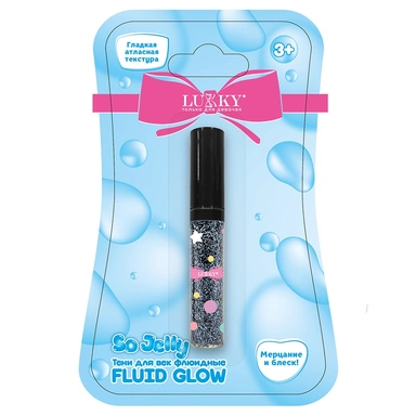 Тени для век флюидные перламутровые фиолет, 5мл. Т27253