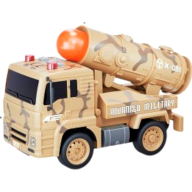 Машина на батарейках WY441B Военная свет, звук в кор.