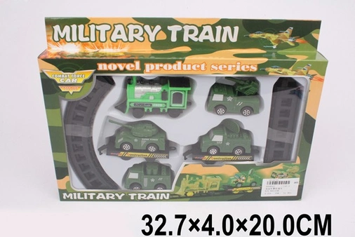 Ж/Д на батарейках140-2 Армия в коробке