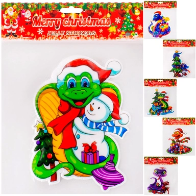 Наклейки на окно Змея 25,5*20см FG240519031Q