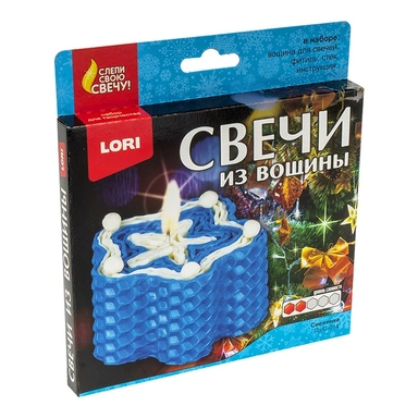 Набор ДТ Свечи из вощины Снежинка Пз/С-014 Lori.
