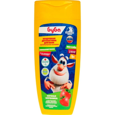 Пена для ванн БУБА сочная клубника 250мл экстр череды звероб 63467-BUBA-M /6/