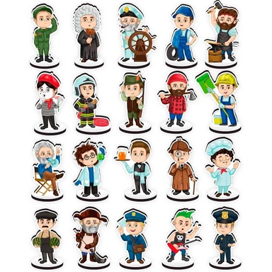 Деревянная Игра Мужские профессии 8789 /28/