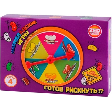 Мармеладские игры набор 4 серия, блок 1 шт. (120г х 24) КТ94413