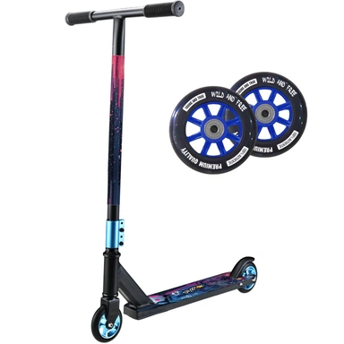 Трюковой самокат, Dvizhok,Синий, от 8 лет, двухколесный