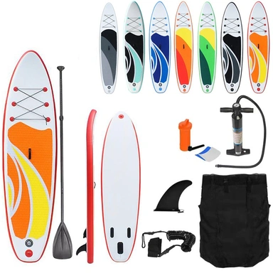 Надувная доска для SUP-бординга, размер 305х80х15см 141-2223R