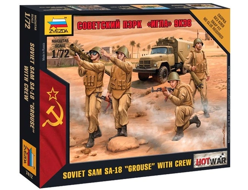 Сборная модель 7412 Сов.ПЗРК Игла @