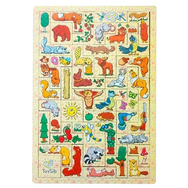 Деревянная Головоломка тетрис Лесное царство 01136