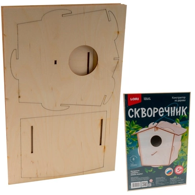 Деревянный конструктор скворечник Птичий домик Фн-020