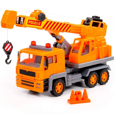 Автомобиль Алмаз автомобиль кран №2 инерционный (в сеточке) 87928 П-Е / 6/