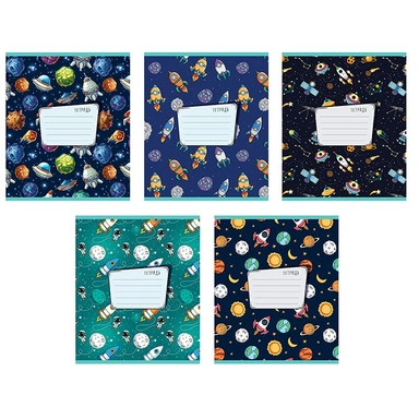 Тетрадь 18 л. линия Ракеты 017415