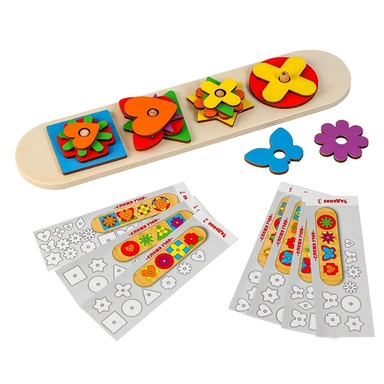 Деревянный Сортер- головоломка Сложи узор 7006