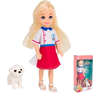 Кукла малышка 91026-D с питомцем (шоубокс 12 шт/ цена за шт) в кор.