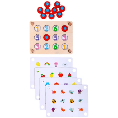 Деревянная Игра Мемори 18,5*3*13,5см ИД-5118