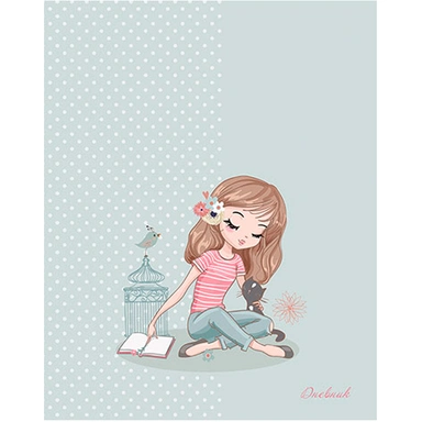 Дневник для 1-11 кл. Девочка с книгой С4072-89