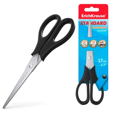 Ножницы ErichKrause Standard, 17см 14861